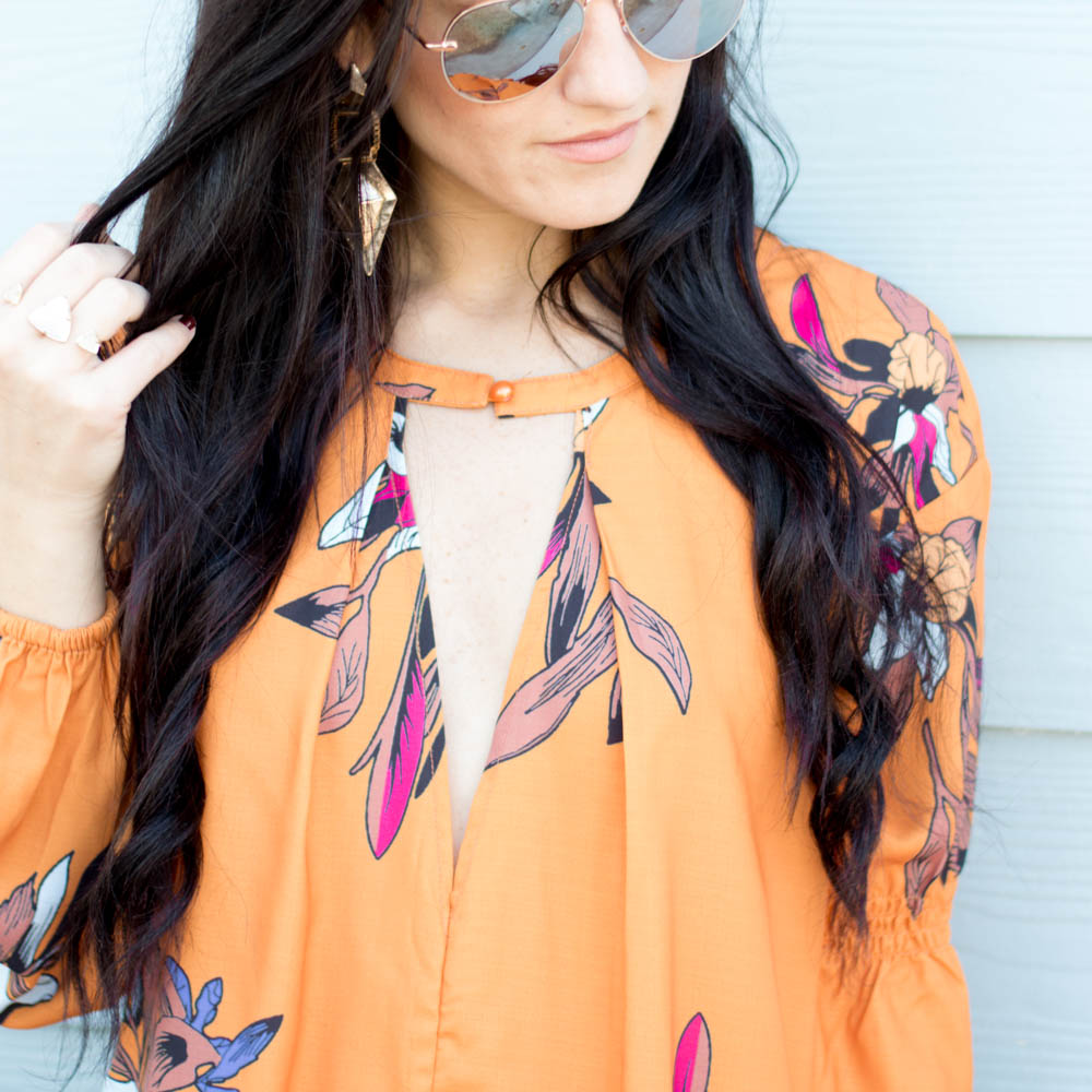 gold statement earrings