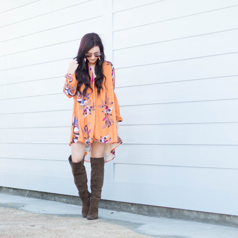 boho fall dress