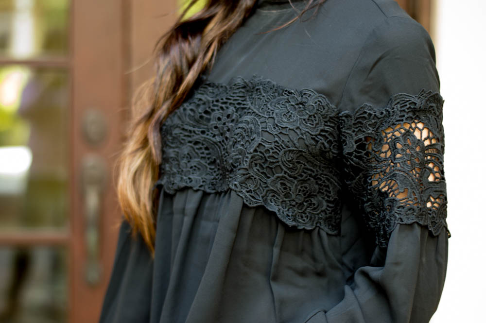 black Express blouse lace-15