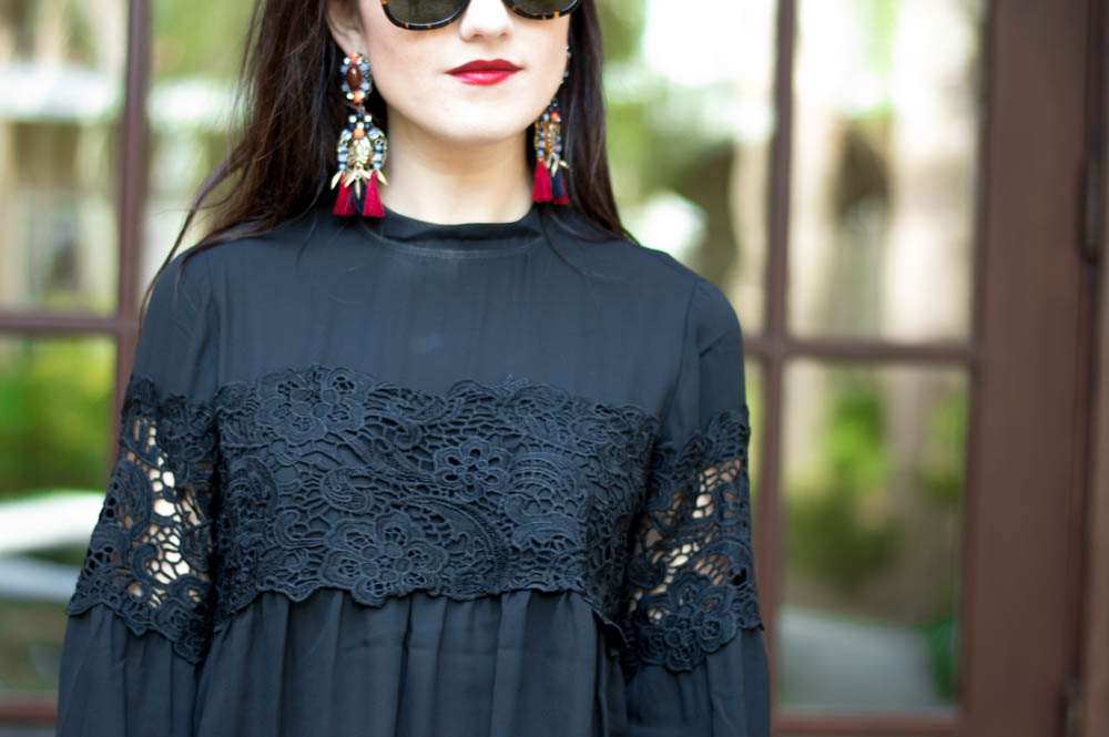 black Express blouse lace-15