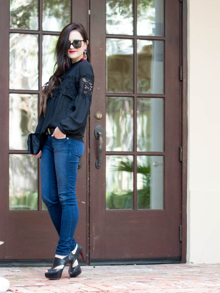 black Express blouse lace-15