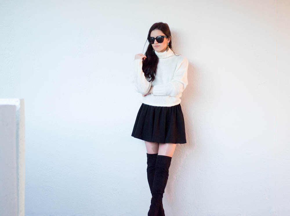 white turtleneck over the knee boots-15