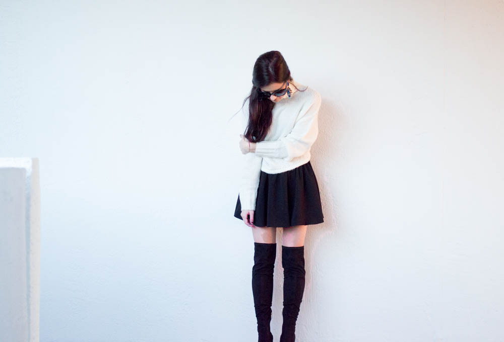 white turtleneck over the knee boots-15