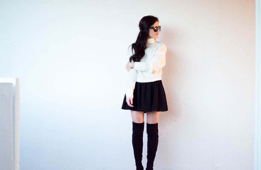 white turtleneck over the knee boots-15