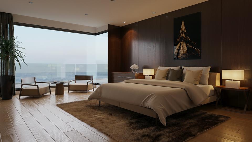 masculine modern bedroom
