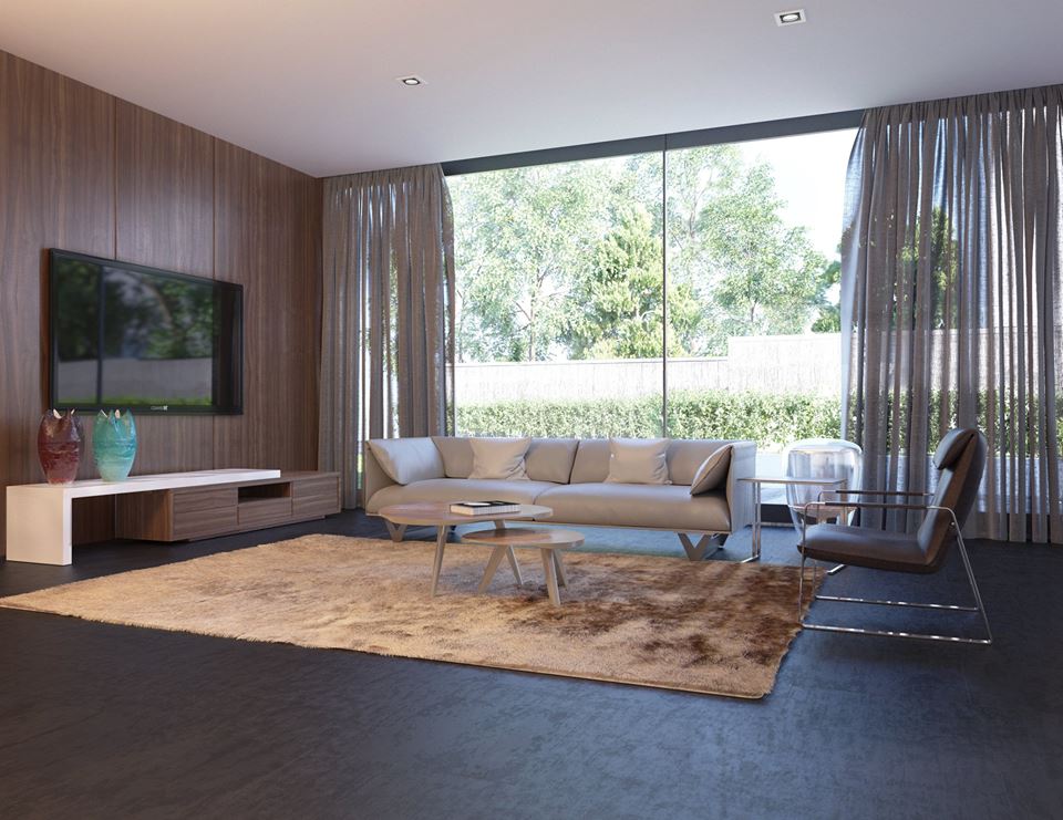 affordable contemporary living room