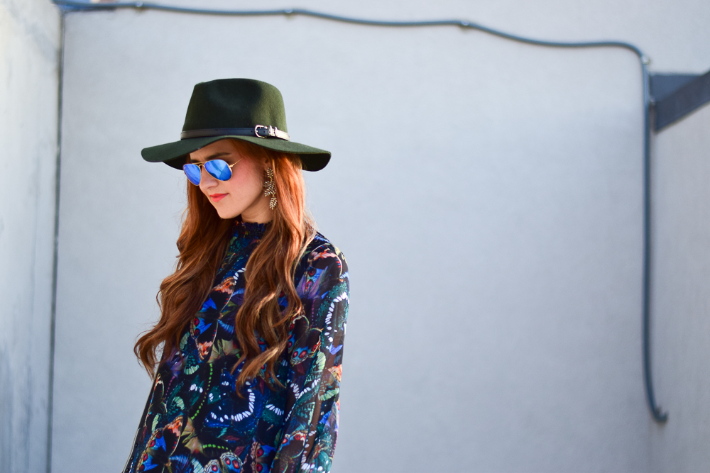 green hat red hair