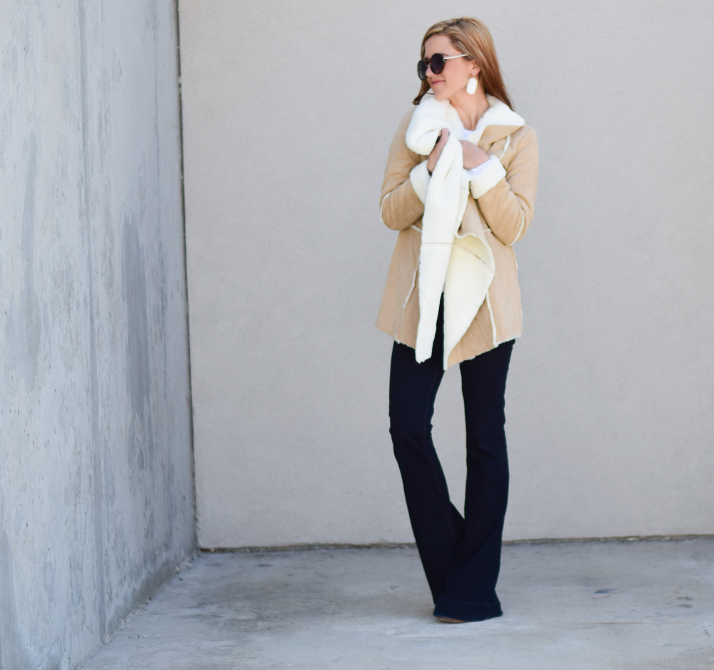 shearling coat and flares-16