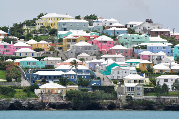 Bermuda colorful homes