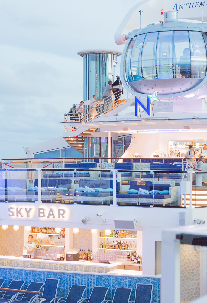 royal carribbean anthem of the seas deck and northstar