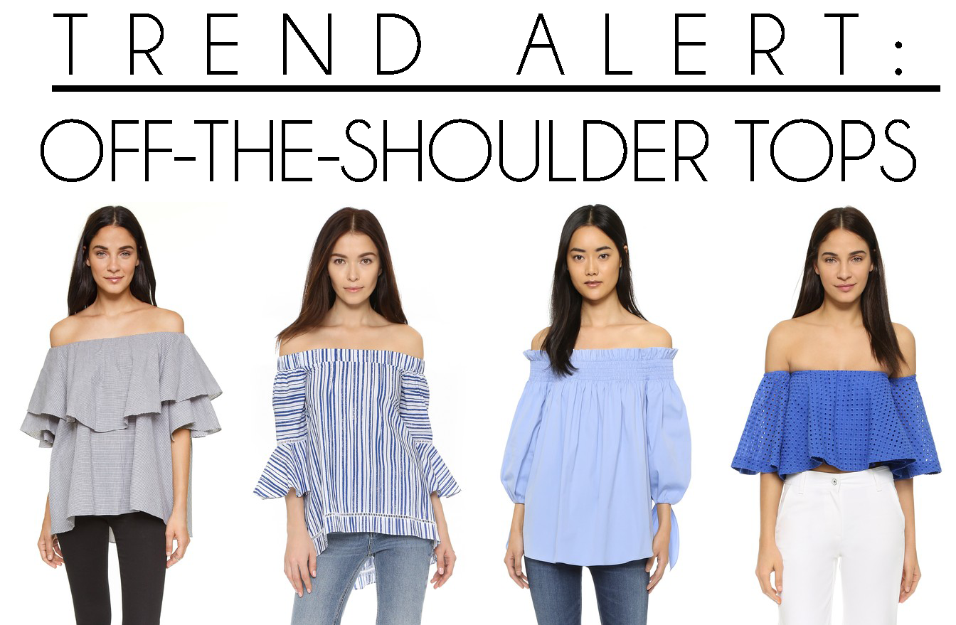 TREND ALERT: Off-The-Shoulder Tops