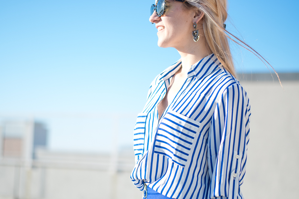 striped blouse and blue skirt-12