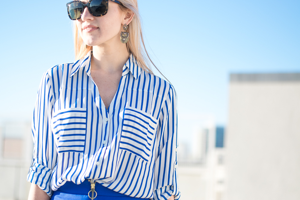 striped blouse and blue skirt-13