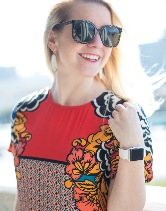 Express printed dress