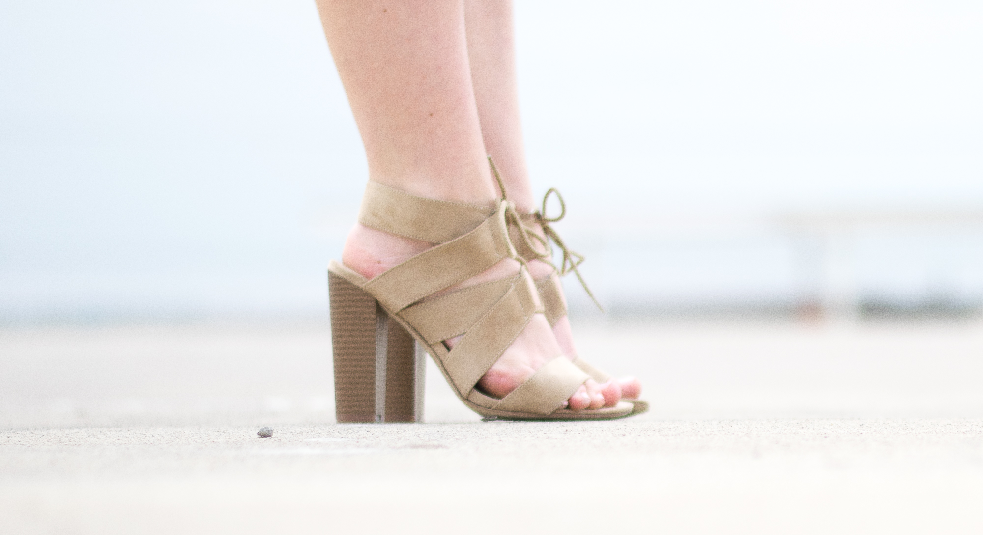 brown chunky spring sandal