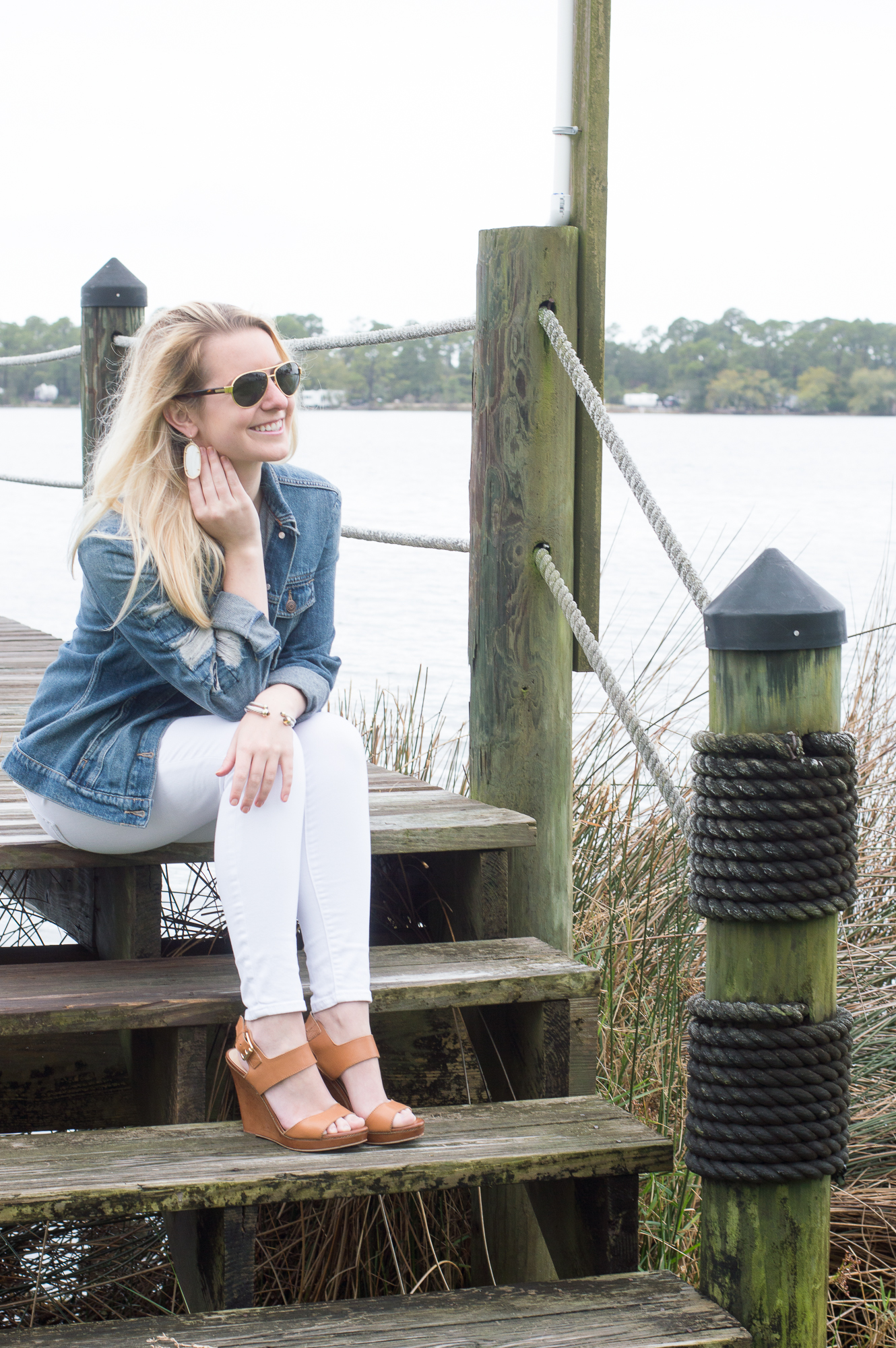 white jeans denim jacket