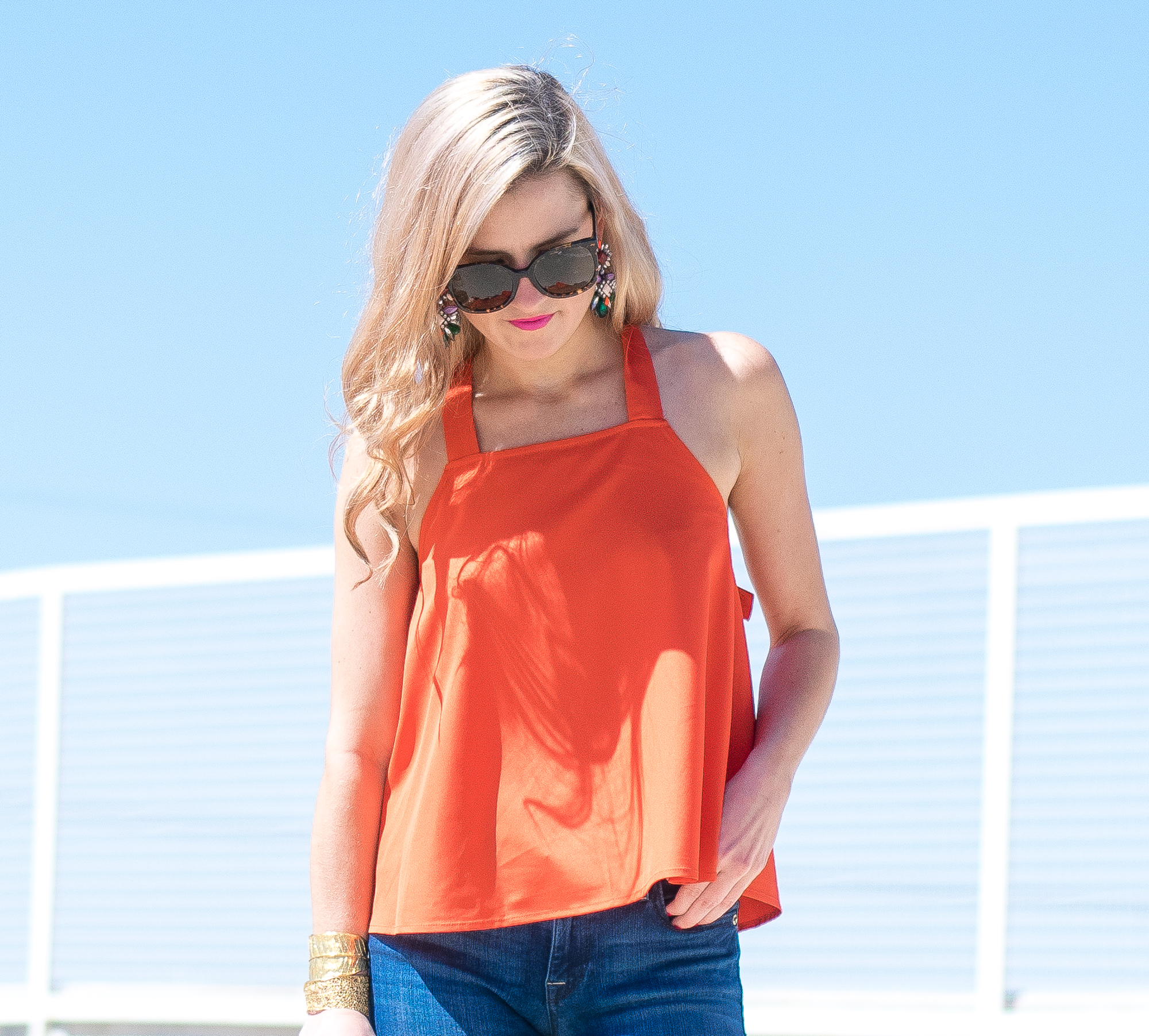 backless orange top-2