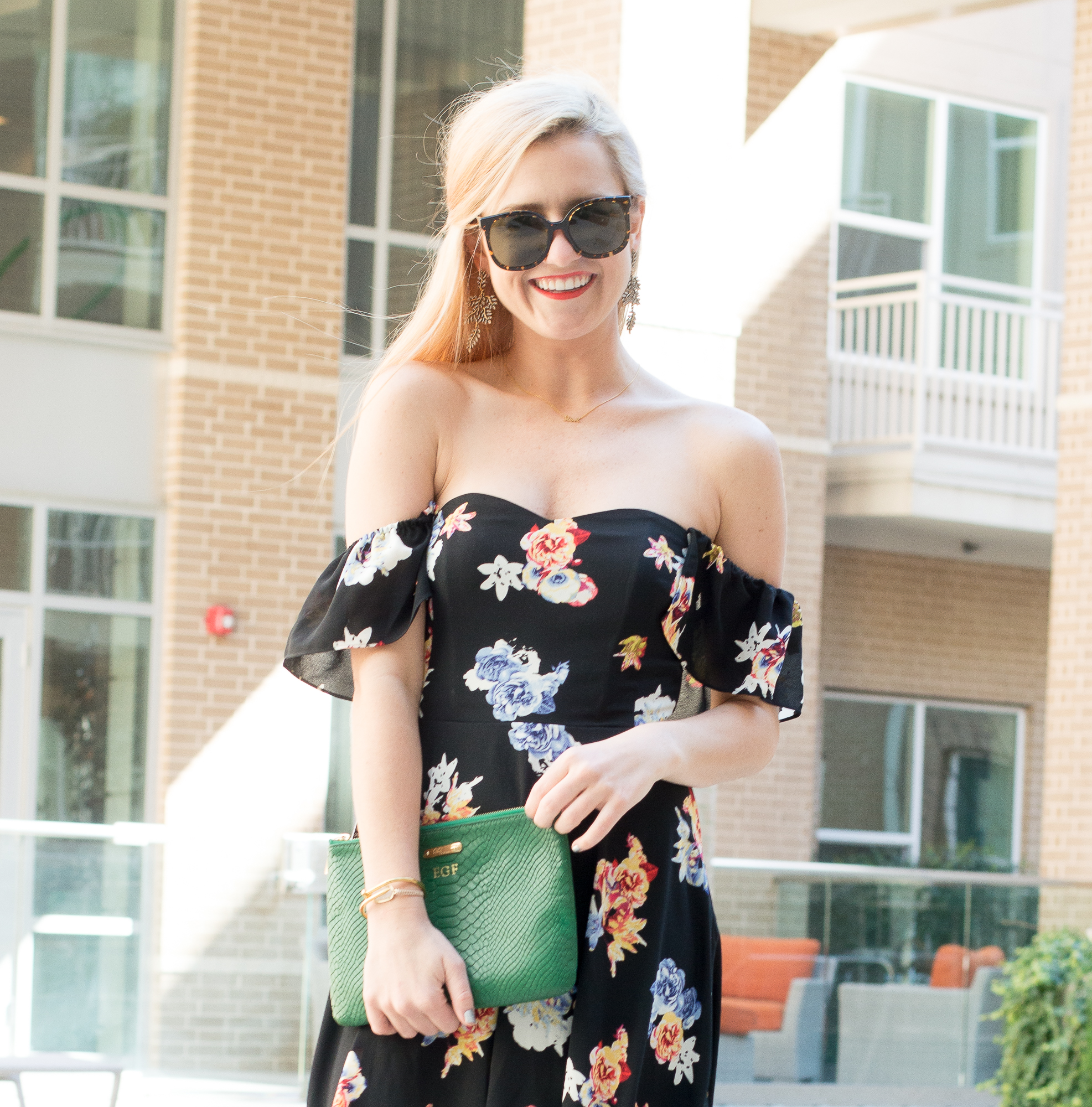 express off the shoulder dress