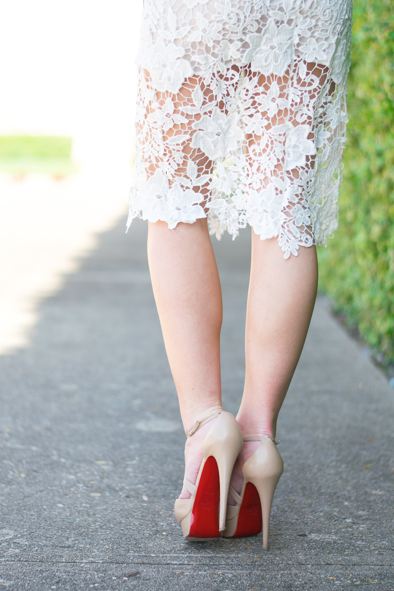 nude christian louboutin heels