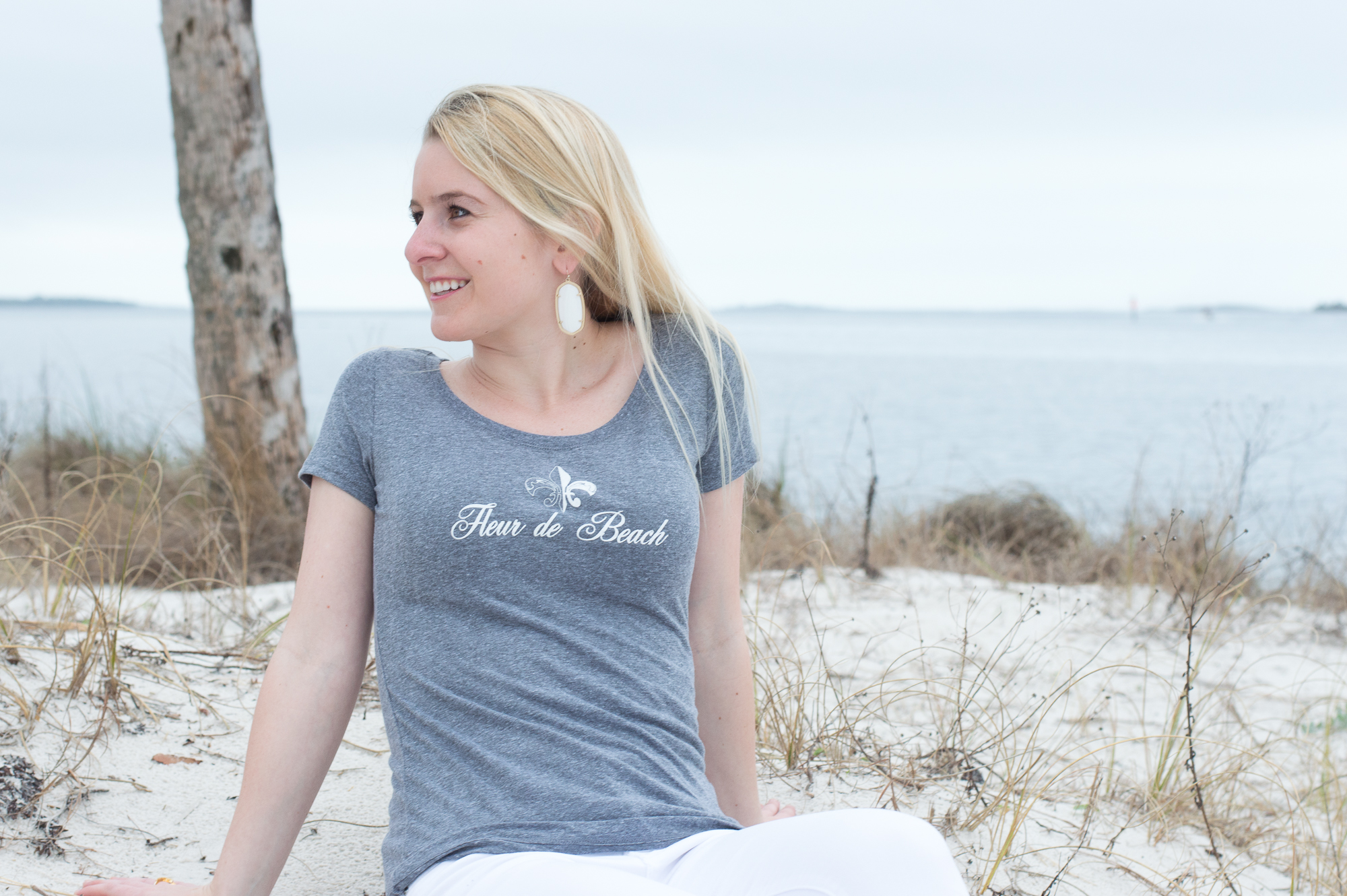 fleur de beach tshirt-2