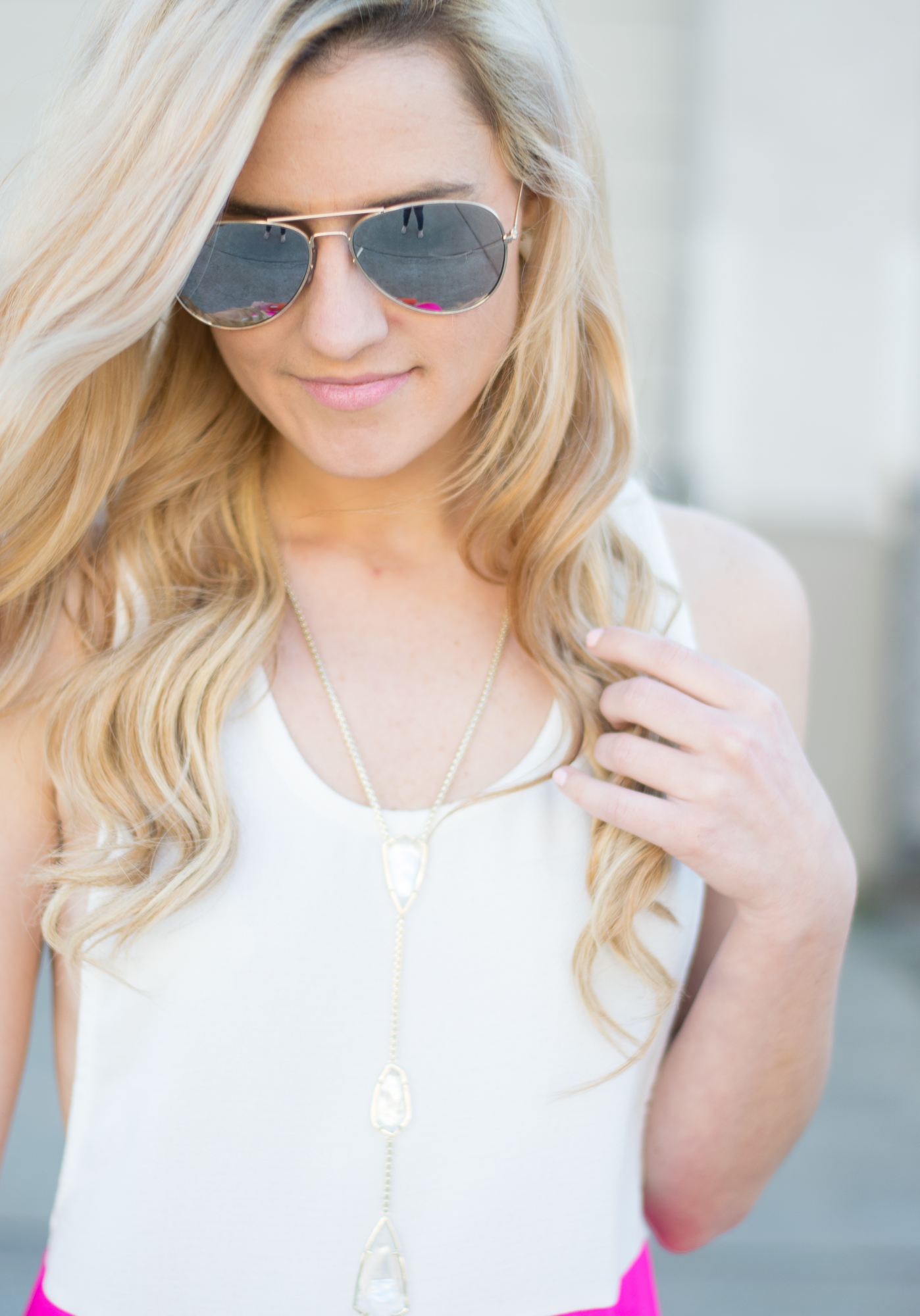 blonde hair