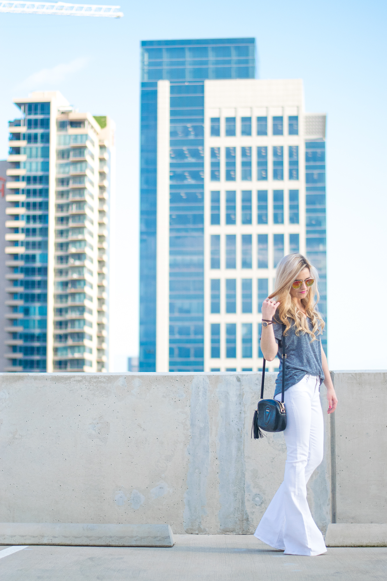 spring white flares
