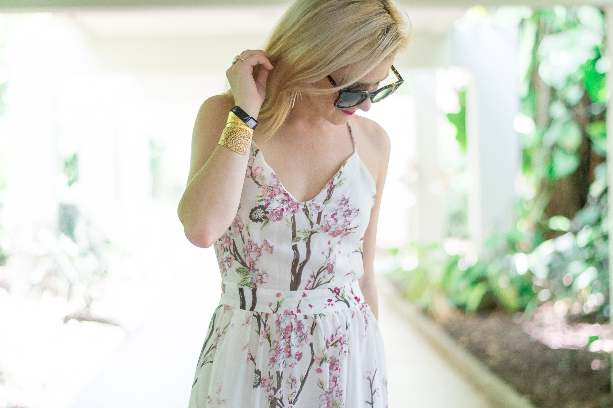 floral maxi dress