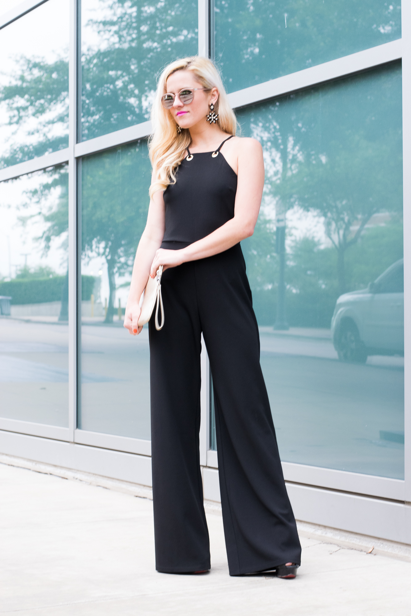 flattering black jumpsui