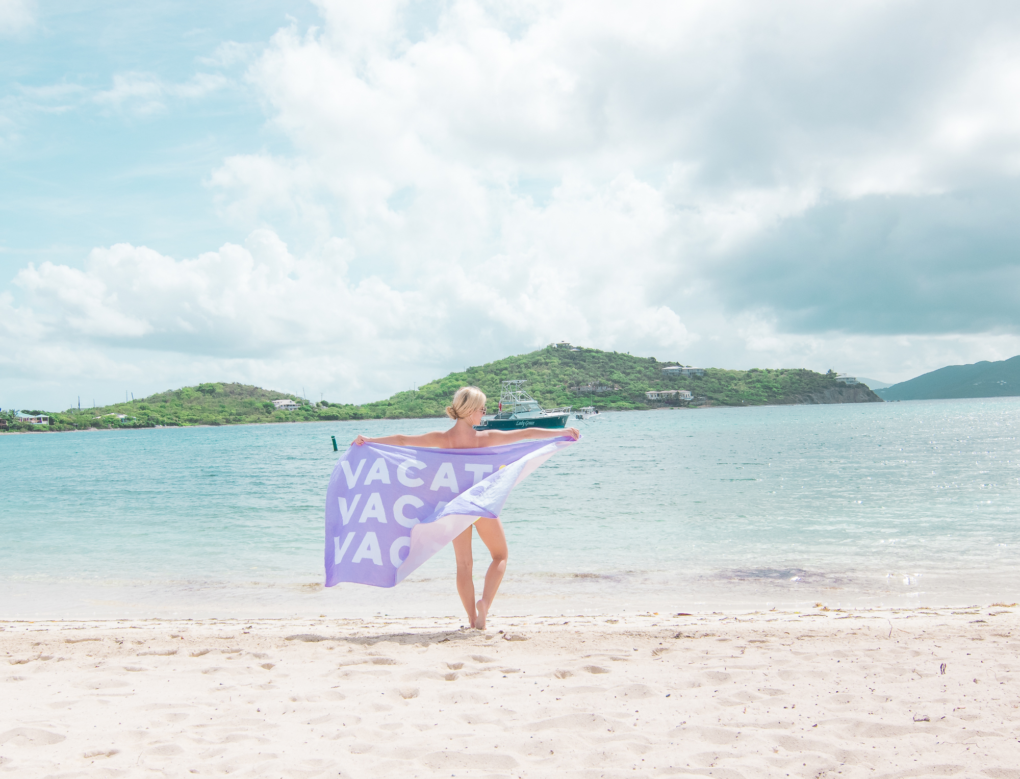 vacation towel beach