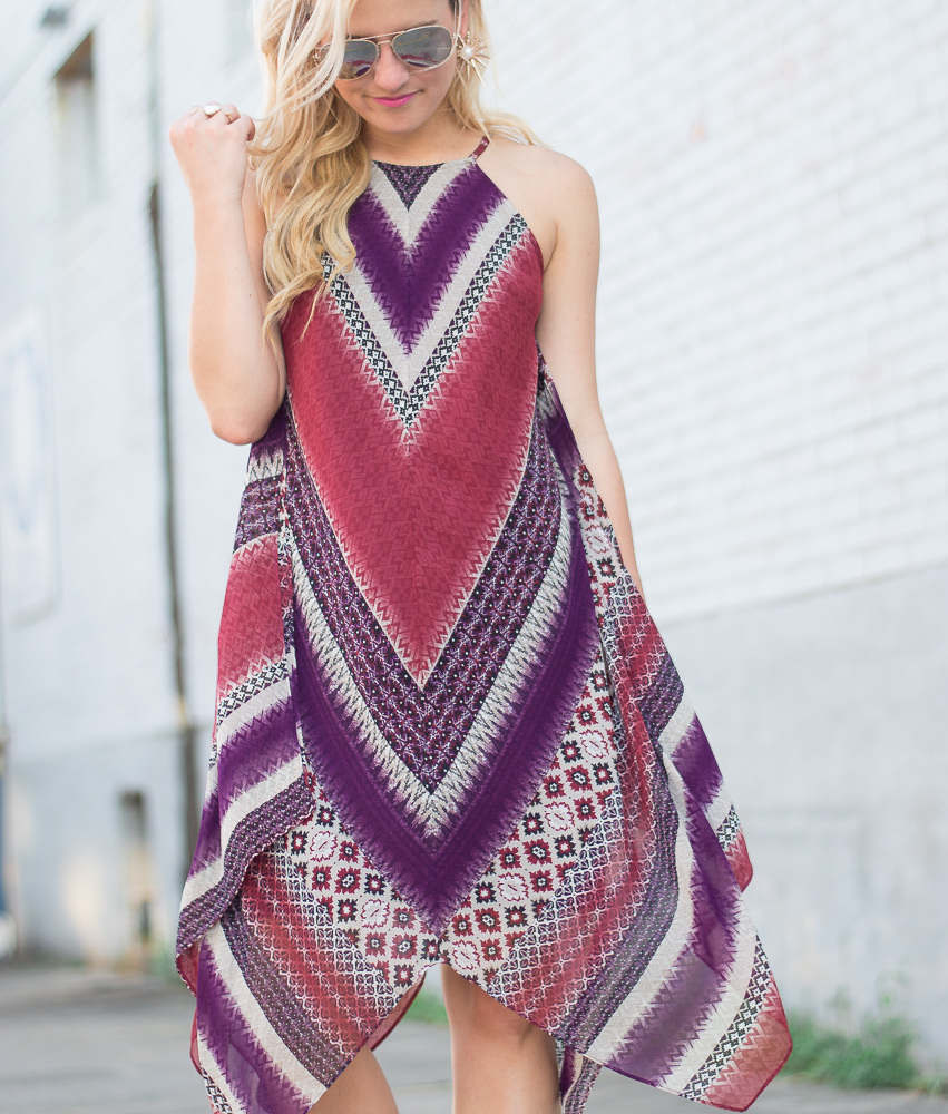 INC tie dye dress