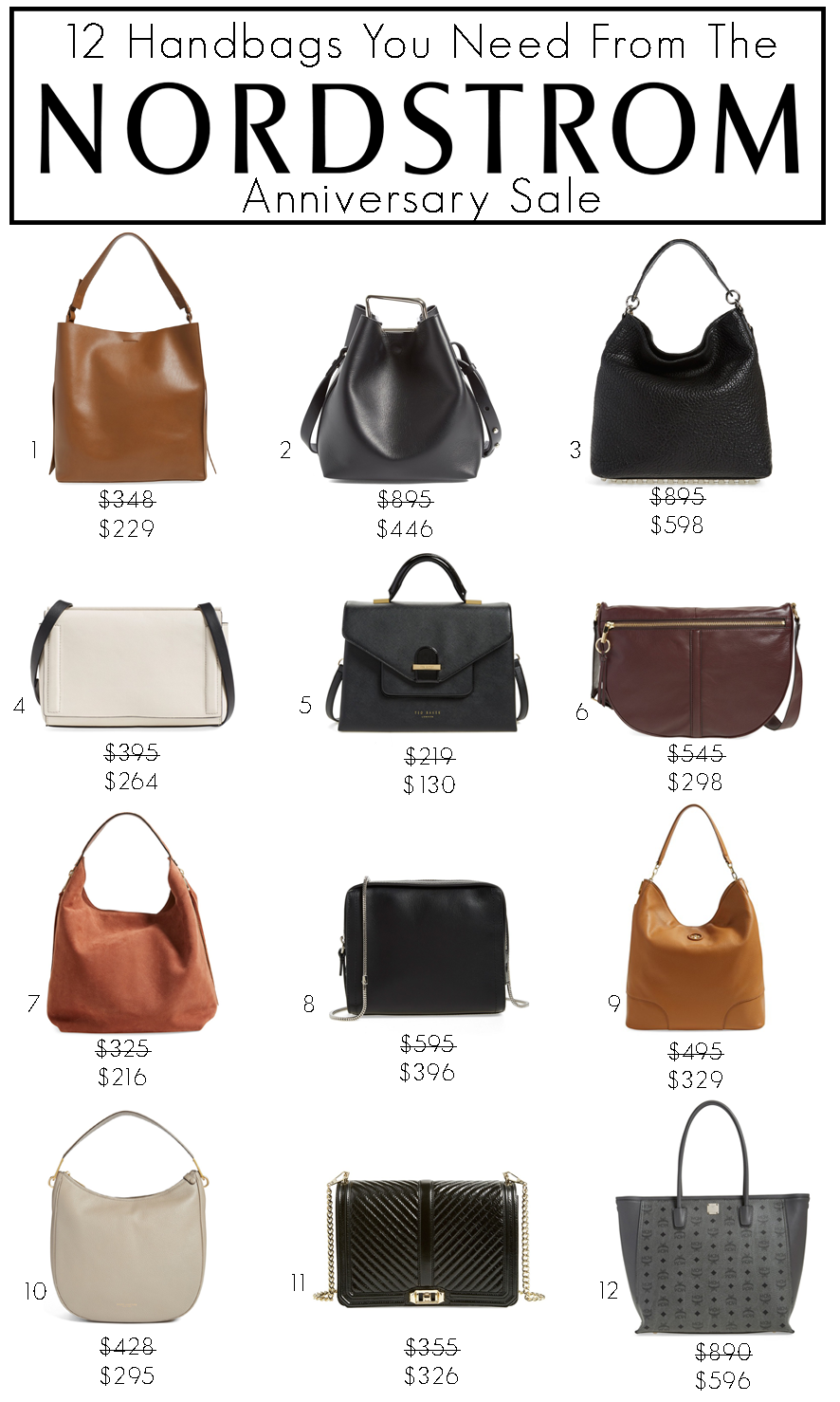 12 Handbags You Need From The Nordstrom Anniversary Sale • The