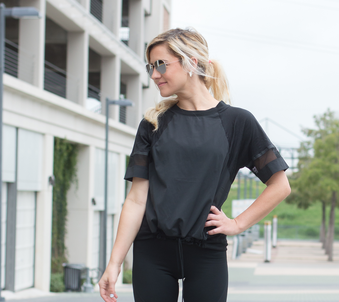 nike mesh running top