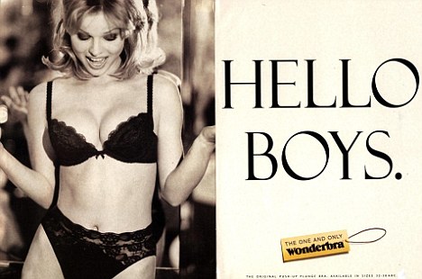 Eva Herzigova WonderBra Hello Boys