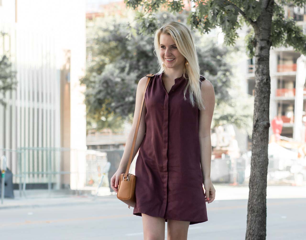 Michael Stars burgundy dress
