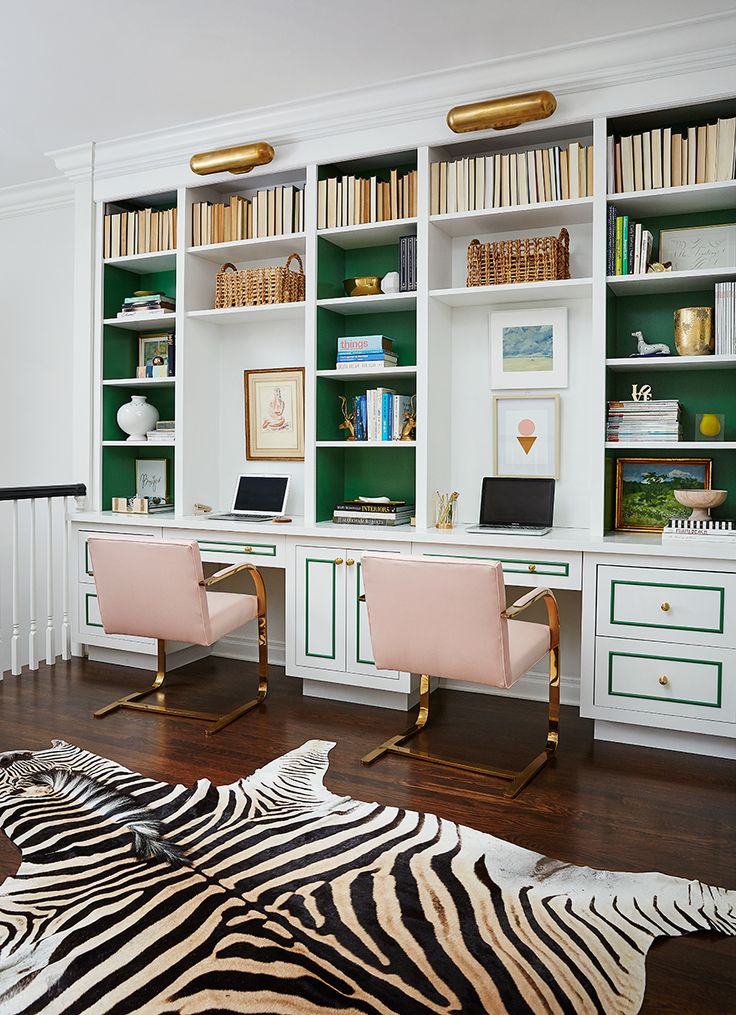 blush-and-green-office