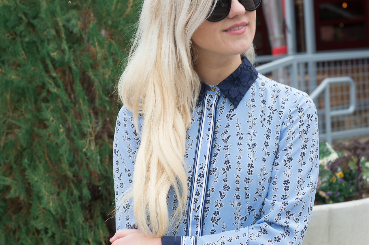 Draper James Floral Botanical Shirt Dress