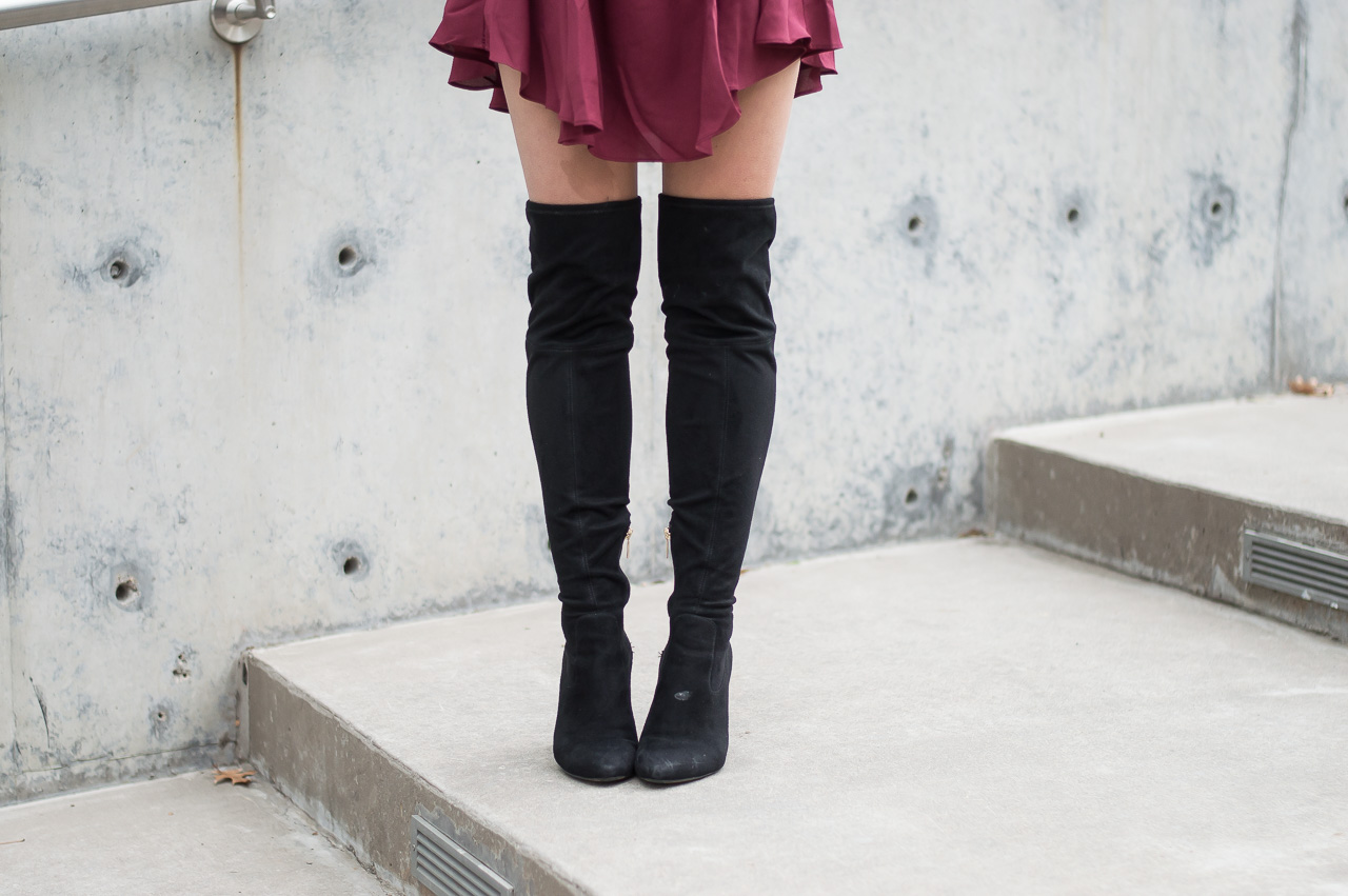 ivanka trump over the knee boots
