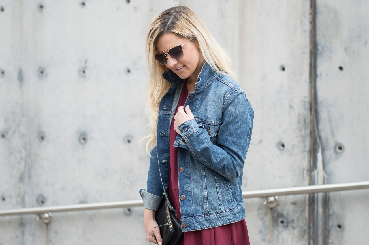 denim jacket spring outfit
