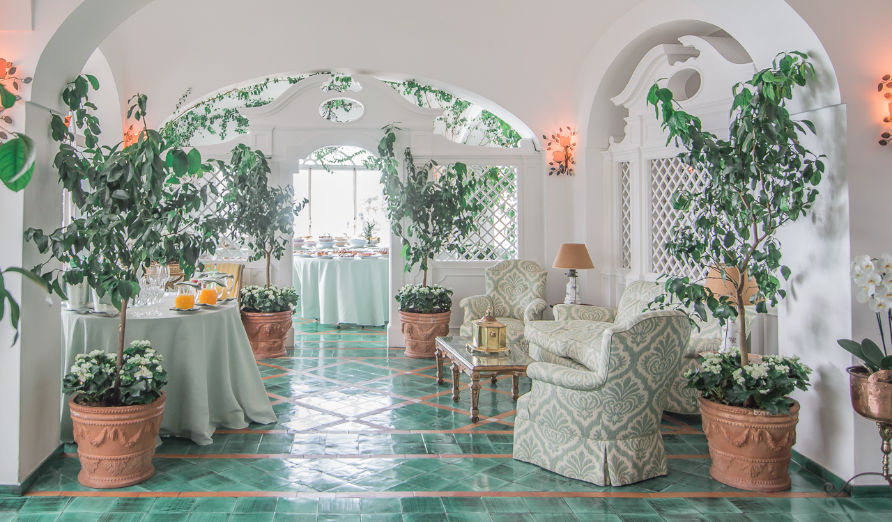 Le Sirenuse Green Breakfast Room