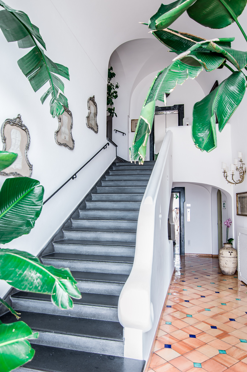 Le Sirenuse Positano Staircase Palm 