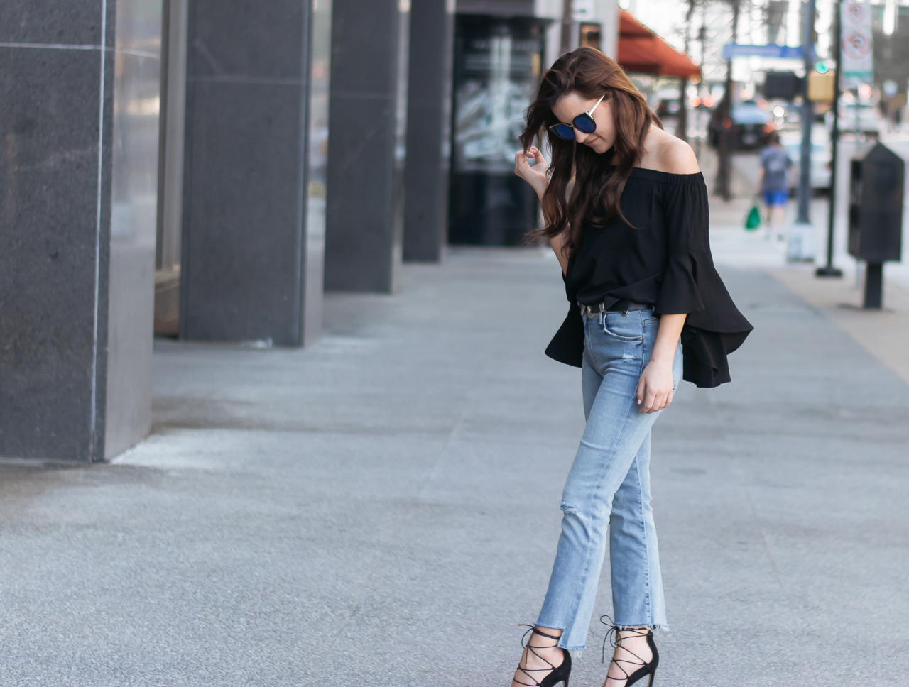 Mother Crop Flare Jeans (4 of 13)