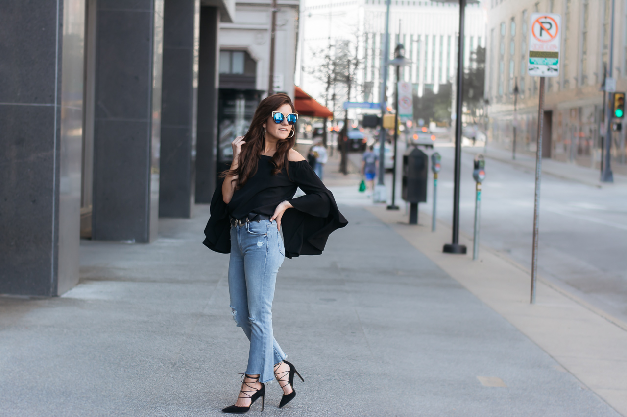 Mother Crop Flare Jeans (6 of 13)