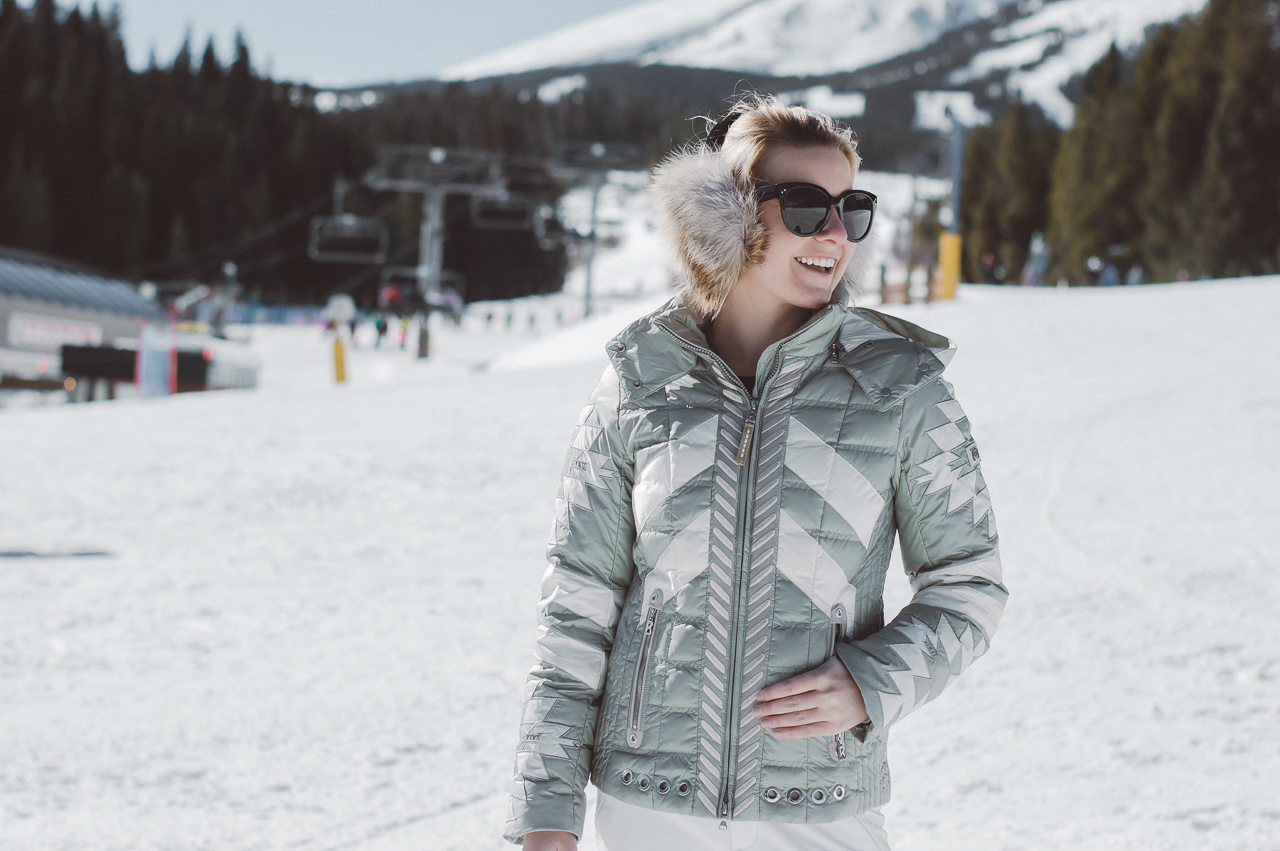bogner ski parka fur Saint Bernard 