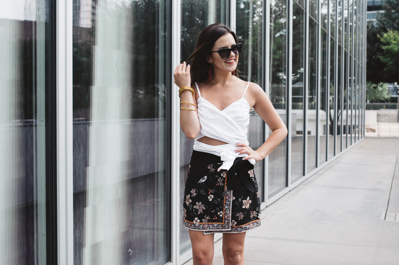 Gianni Bini White Wrap Top and Skort (17 of 22)