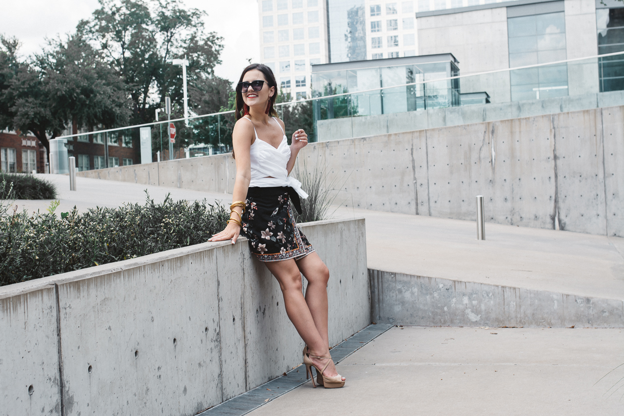 Gianni Bini White Wrap Top and Skort (21 of 22)