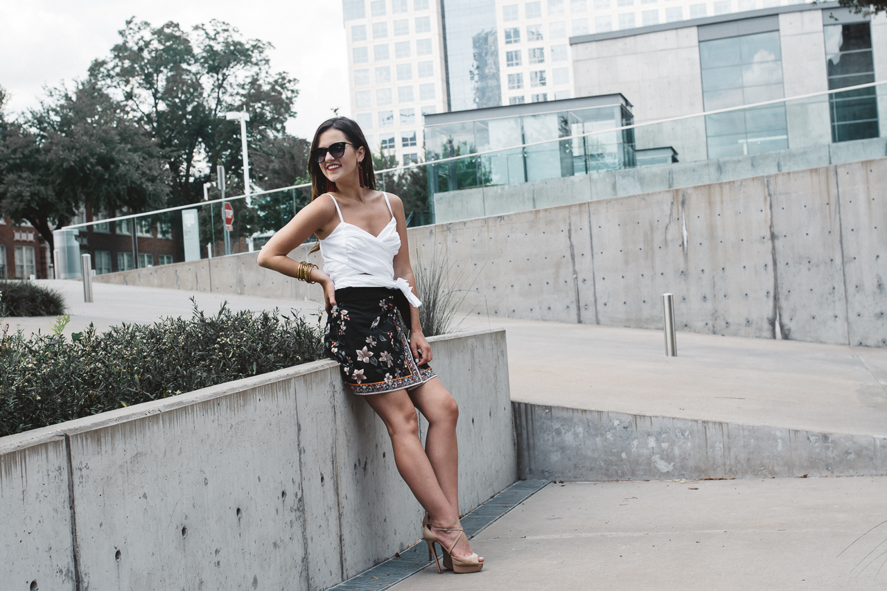 Gianni Bini White Wrap Top and Skort (22 of 22)
