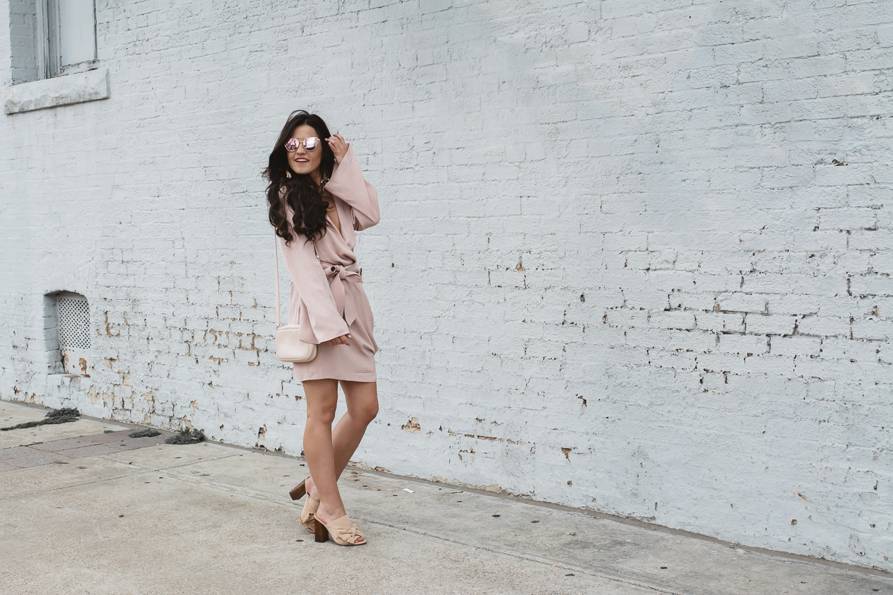Blush Keepsake Wrap Dress (2 of 26)