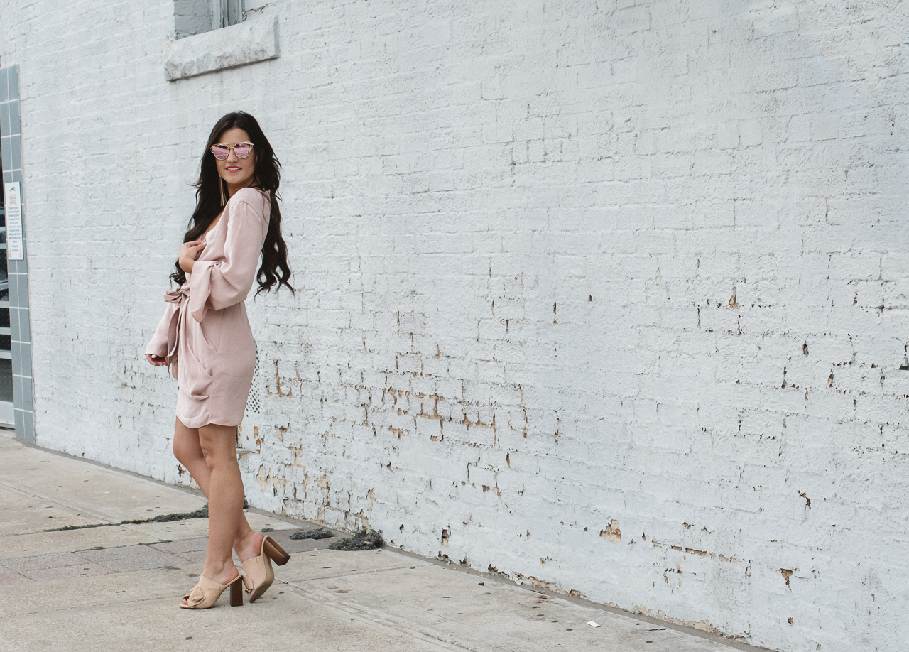 Blush Keepsake Wrap Dress (5 of 26)