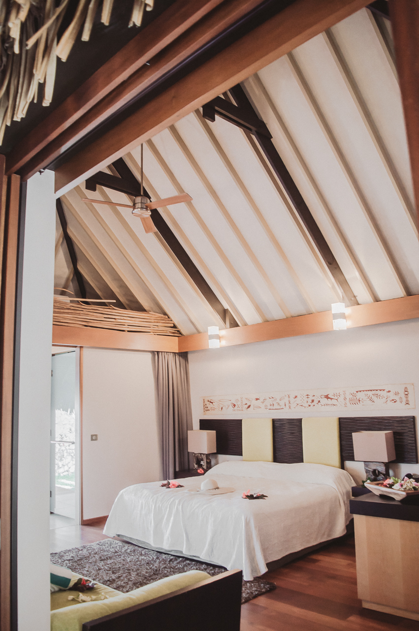 Hotel Kia Ora Rangiroa French Polynesia Pool Villa Bedroom