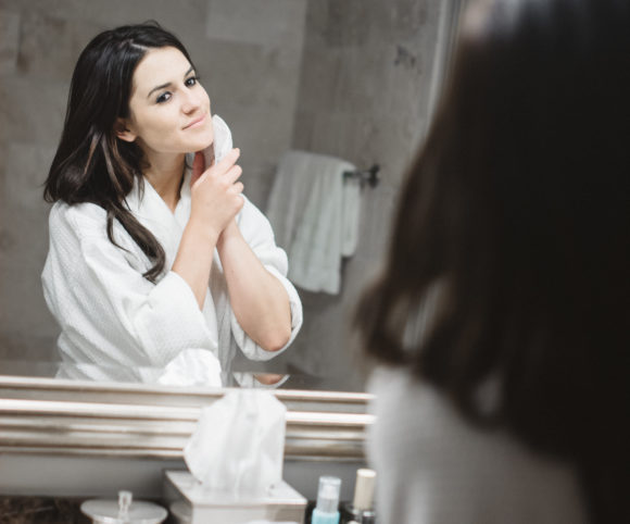 how to layer beauty products _ morning routine